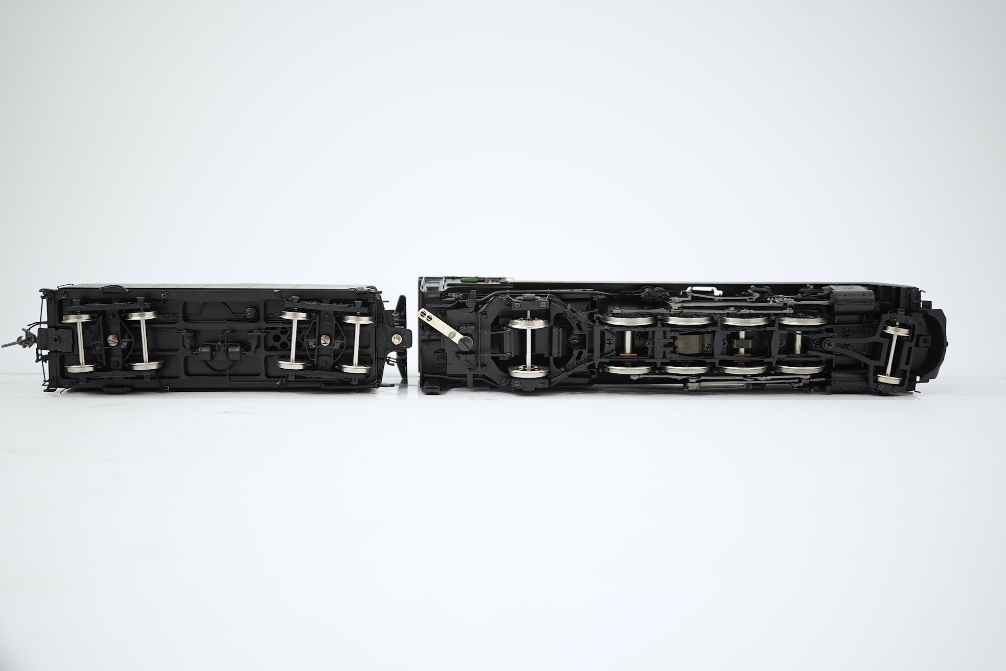 A boxed HO gauge Division Point model of Canadian Pacific Railway P-2g, 5414, 2-8-2 locomotive with bogie tender, powered for two rail operation.